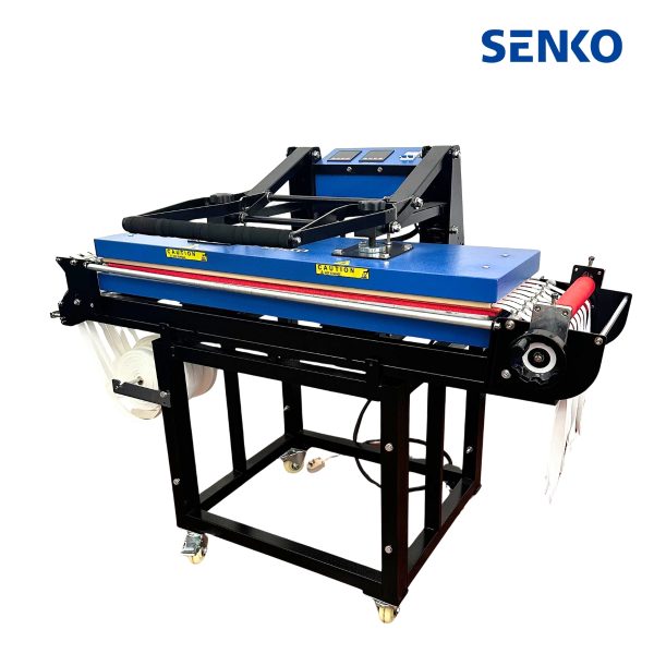 Estampadora para cintas 25×100 cm – CON MESA LINEA BLUE - Imagen 2