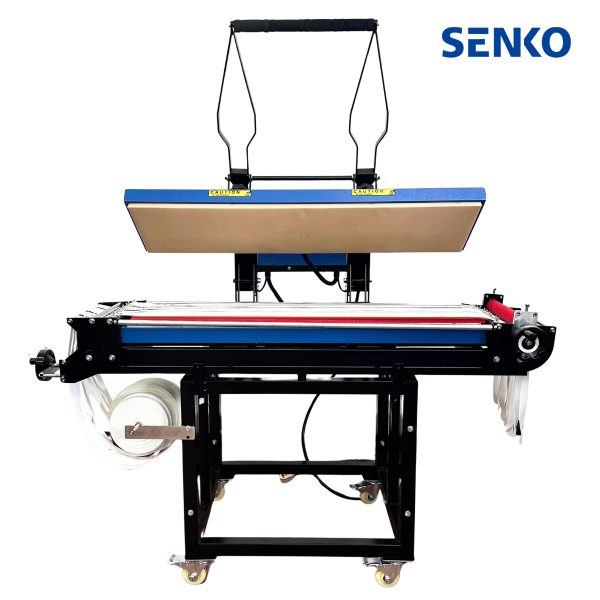 Estampadora para cintas 25×100 cm – CON MESA LINEA BLUE - Imagen 3