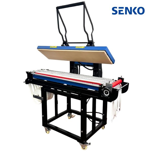 Estampadora para cintas 25×100 cm – CON MESA LINEA BLUE - Imagen 4