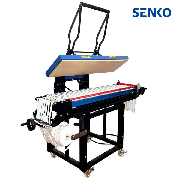 Estampadora para cintas 25×100 cm – CON MESA LINEA BLUE - Imagen 5